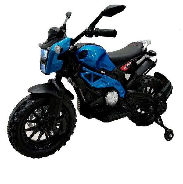 Ride&Cars-T2 Kids 12V Motorcycle Electric Children Ride on Motorcycle-Blue