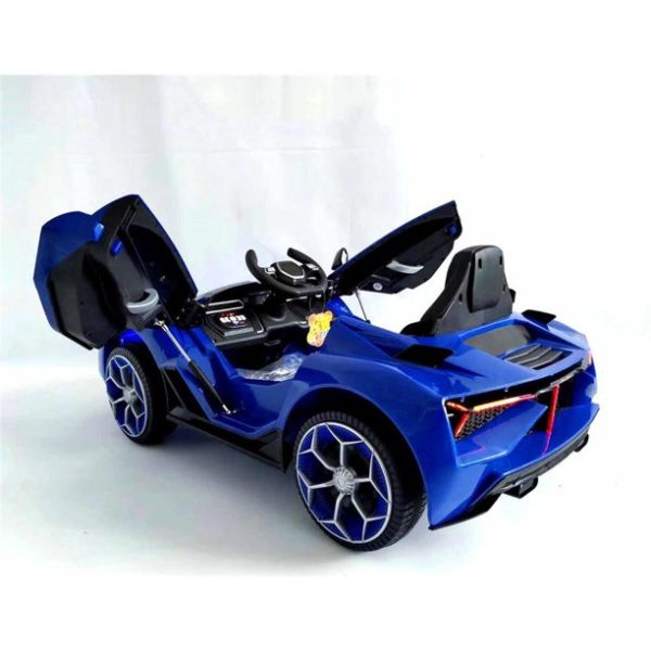 Ride&Cars Blue Sports kids electric car with hydraulic lever scissors door - Image 5