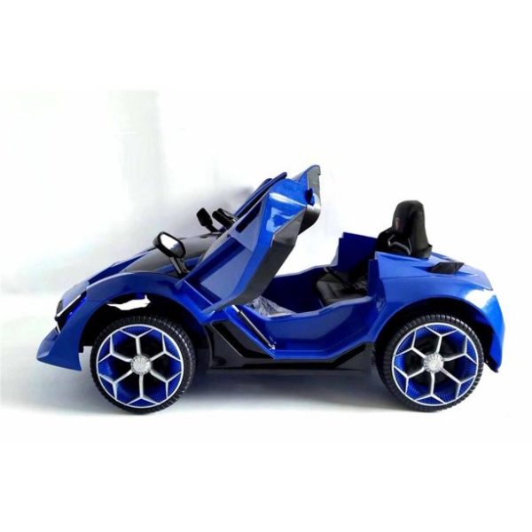 Ride&Cars Blue Sports kids electric car with hydraulic lever scissors door - Image 2