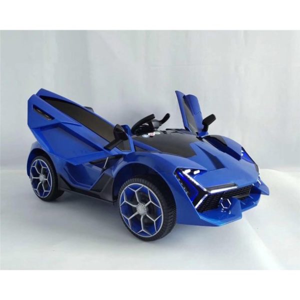 Ride&Cars Blue Sports kids electric car with hydraulic lever scissors door - Image 4